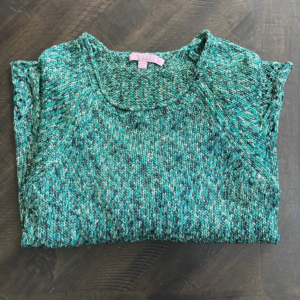 Calypso St. Barth green Knit Top